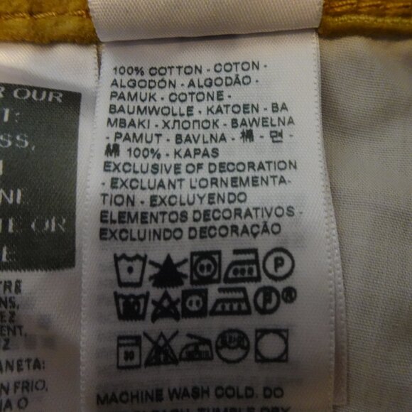 Levi's Corduroy Jeans Women's Size 30x30 Brown Straight Leg Relaxed - Picture 10 of 11